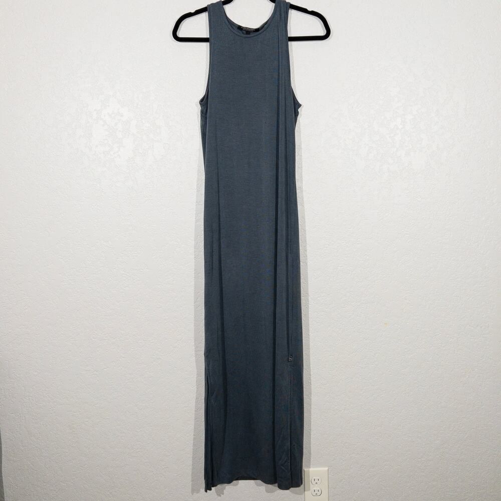 Scotch & Soda Blue Pinstripe Maxi‎ Dress Size Large